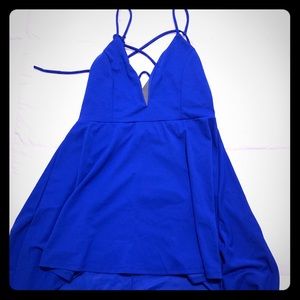 Royal Blue “Jayda High-Low Dress” by Fashion Nova